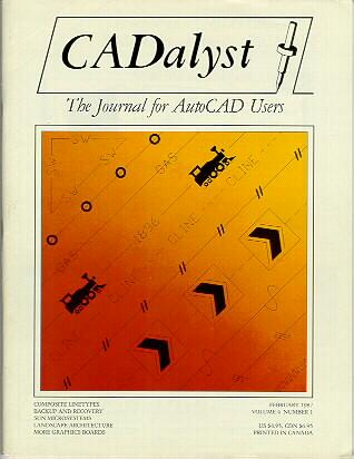 This article was was featured on the front cover of CADalyst Magazine in 1987