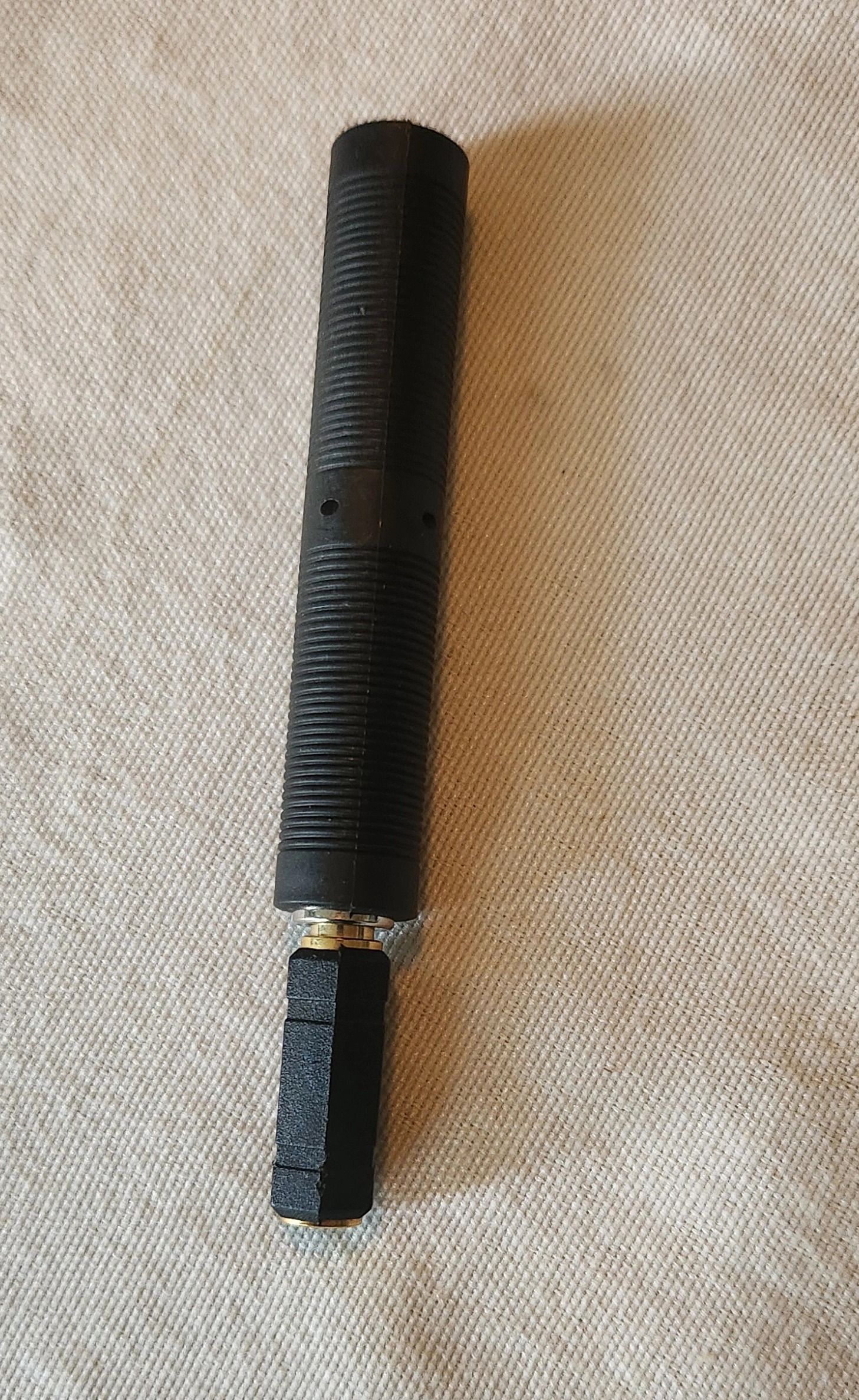 Top view of the assembled adapter