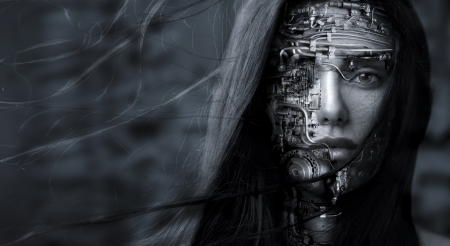 Cyborg woman Cyborg woman