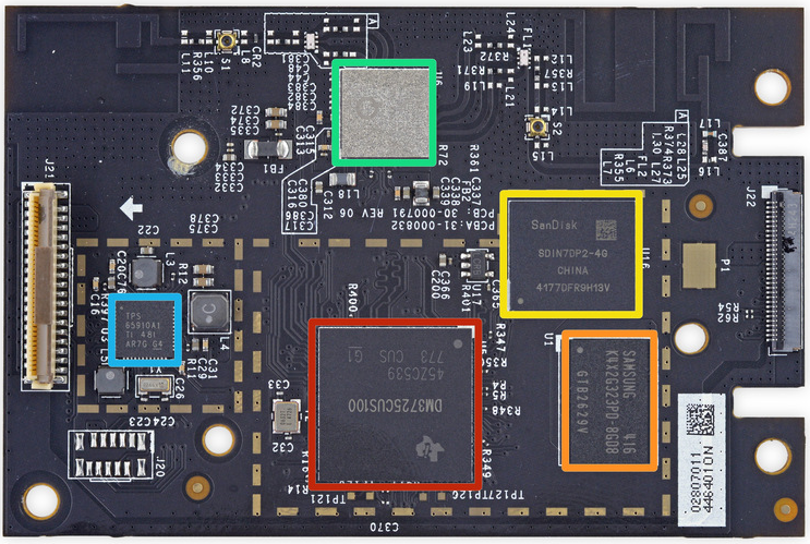 Amazon Echo PC board Amazon Echo PC board