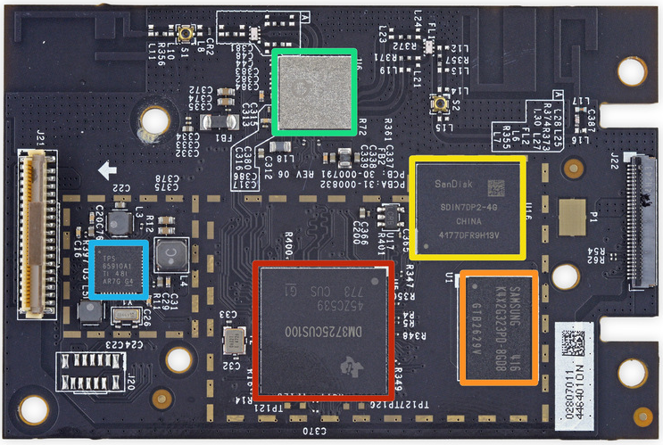 Amazon Echo PC board